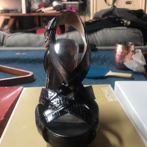 Michael Kors Nikki Cross Strap Heels